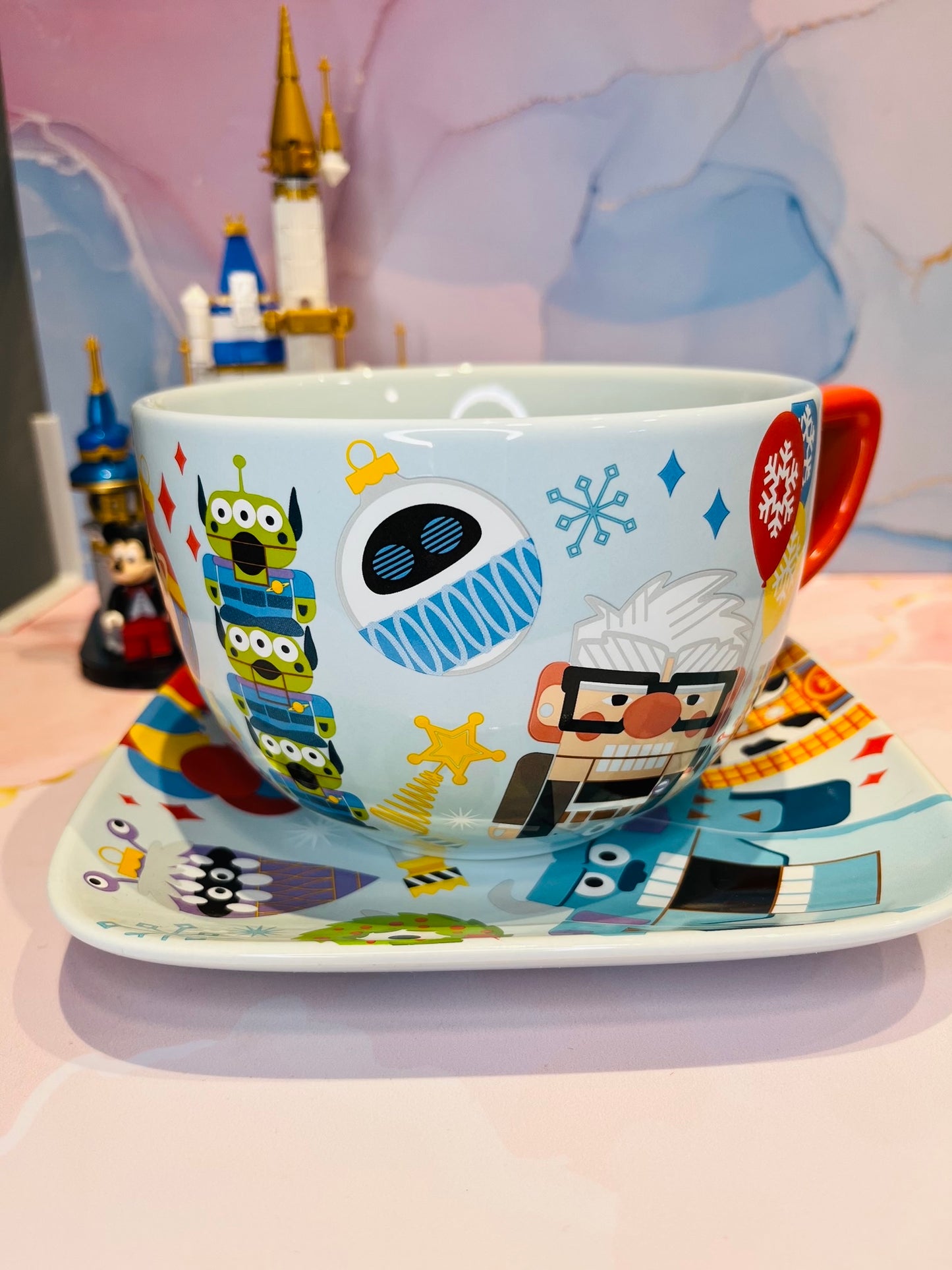 Mug más plato Pixar