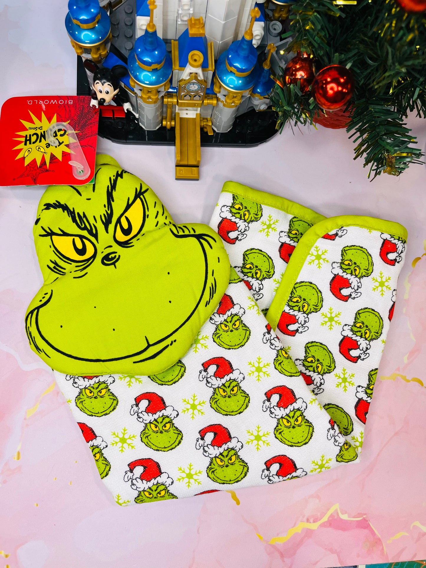 Paño de cocina Grinch