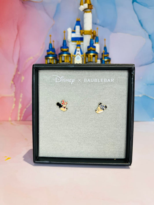 Aros Mickey y Minnie Disney x Baublebar